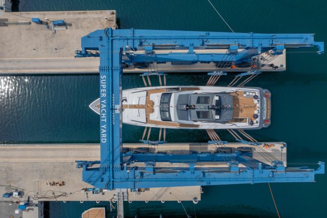 Three new Custom Line superyachts have been launched in quick succession from the Ferretti Group Shipyard