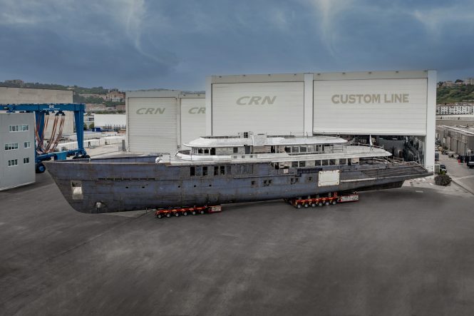 Construction continues on 70m custom superyacht PROJECT THUNDERBALL (CRN145)