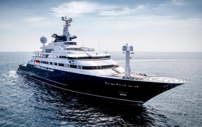 Iconic 126m mega yacht OCTOPUS brings a new meaning to adventure travel with expedition charters worldwide – the only limit being your imagination