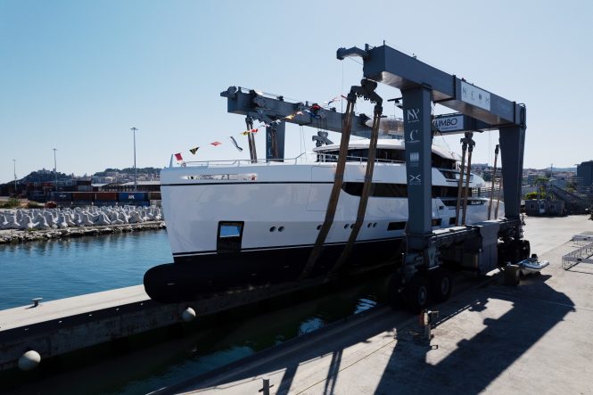 Columbus Yachts announce the launch of 43m motor yacht FRETTE