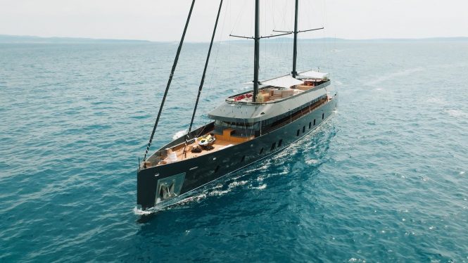 Contemporary motor sailing yacht REPOSADO has been delivered and is now available for charter throughout Croatia