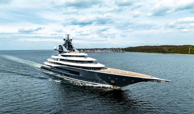 Lürssen’s Newest 122m Marvel, Mega Yacht KISMET to Shine at Monaco Yacht Show 2024
