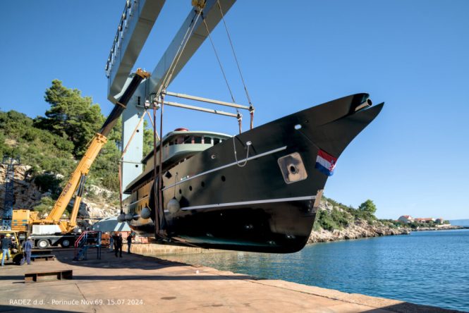 53m motor yacht MAIA launched by Radez in Croatia