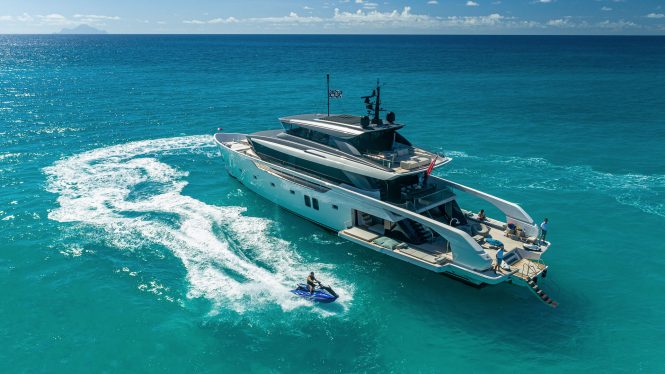 Brand-new 34m luxury yacht ON TIME joins yacht charter market in the Mediterranean