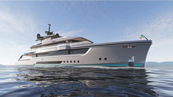 Mengi Yay announce the launch of 48m superyacht SERENISSIMA I – the first hull in their S1 range