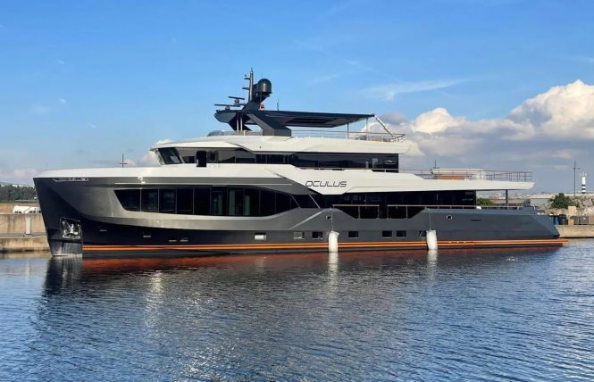 37m luxury explorer yacht OCULUS brand new to the charter market on both sides of the Atlantic