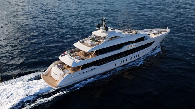 55m superyacht YN20555 is launched by Heesen Yachts and named superyacht SERENA