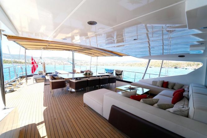 42m Luxury Gulet Yacht Perla Del Mare Offering Special Rates in Greece and Turkey