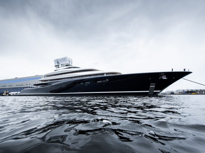 Feadship’s 119m fuel-cell superyacht PROJECT 821 on sea trials