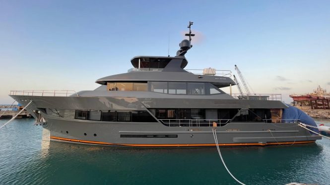 Motor yacht SEA BOSS launched by Inace Yachts from their Aventura 106 range