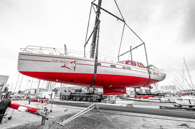 Unique expedition vessel AMUNDSEN is completed by KM Yachtbuilders