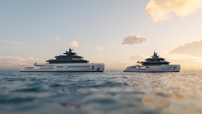 Benetti have presented four new superyacht models at the Monaco Yacht Show 2024