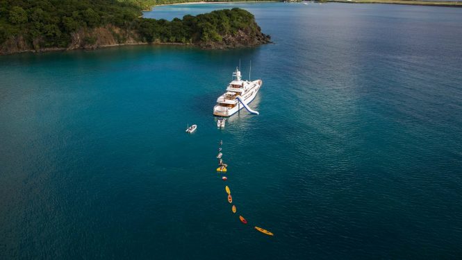 49m Feadship luxury yacht TELEOST offering 15% discount on charters in Patagonia