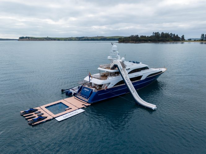 Superb water toys for all the family to enjoy on board superyacht SERENO – now chartering in the Western Mediterranean
