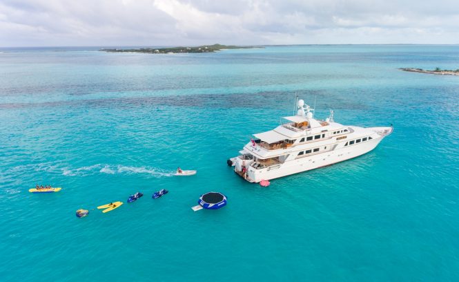 Owner special offer on board 43m superyacht LADY J for spring and early summer in the Bahamas