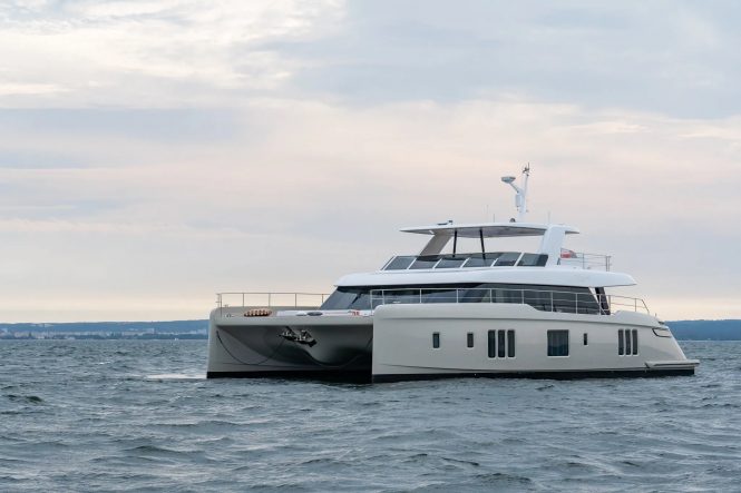 Luxury motor catamaran GIGI makes her debut on the Mediterranean charter market