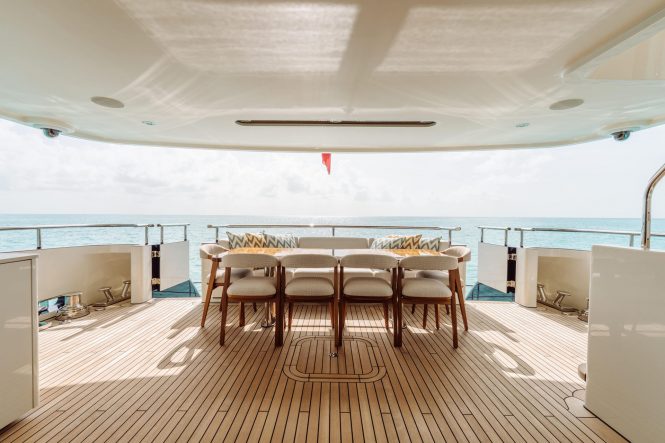 Main deck aft dining