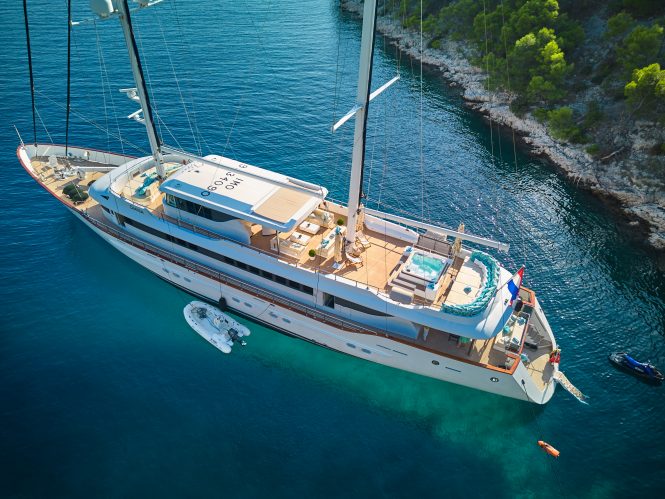 Luxury 46m Sailing Yacht OMNIA: 12-Day Greece to Croatia Charter | Corfu to Split August 2025