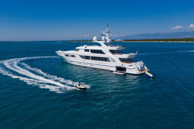 47.5m Superyacht ALALYA: Charter Special for September 2025 in Croatia, Greece & the East Mediterranean