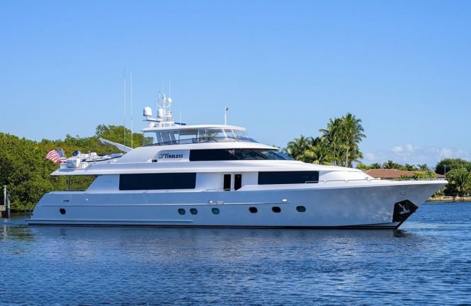 34m Westport motor yacht DETERMINATION is ready for charter again after a comprehensive refit