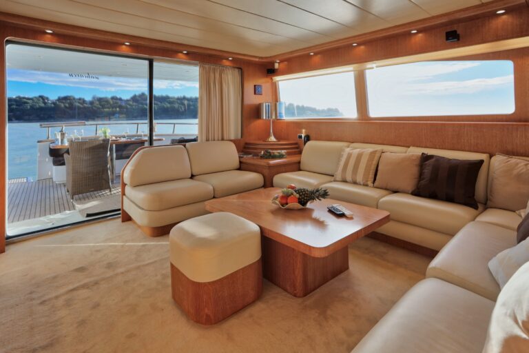Salon view aft