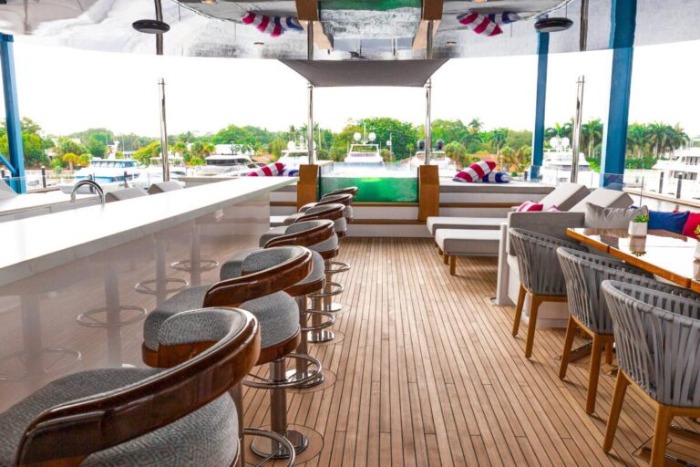 Sun Deck On Board Luxury Yacht NO BAD IDEAS
