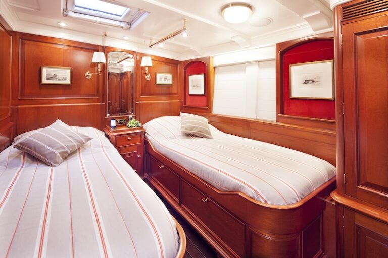 13 Sailing yacht Kamaxitha - guest cabin - Photo by Cory Silken