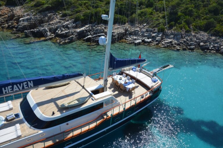 View of the aft deck