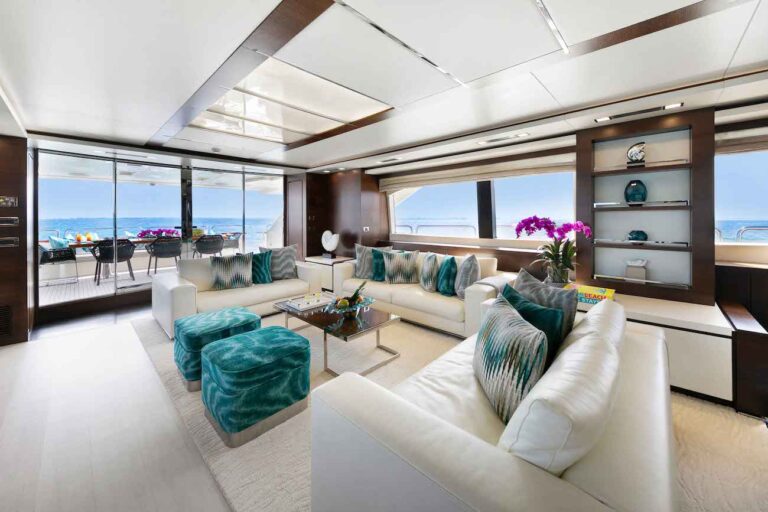 Main Salon Looking Aft