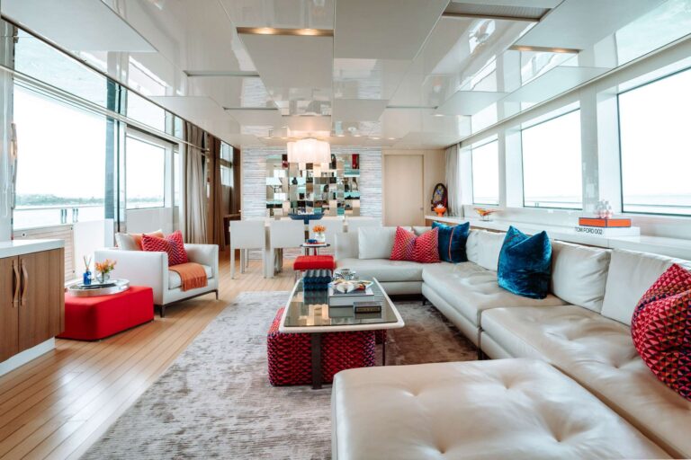 Main salon view forward