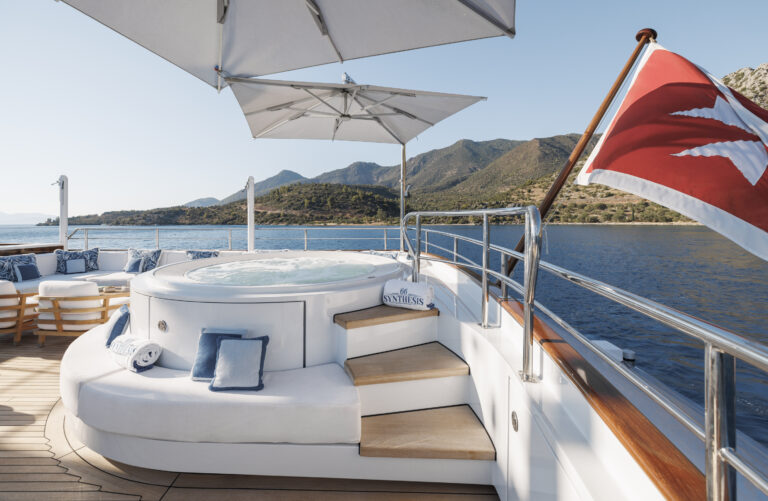 Bridge deck jacuzzi