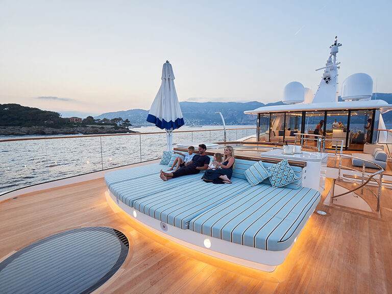 Unobstructed views from the sun deck