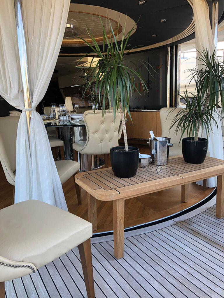 Beautiful teak decking