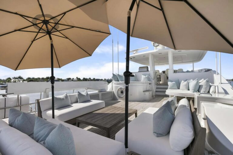 Sun Deck On Board Luxury Yacht EDEN