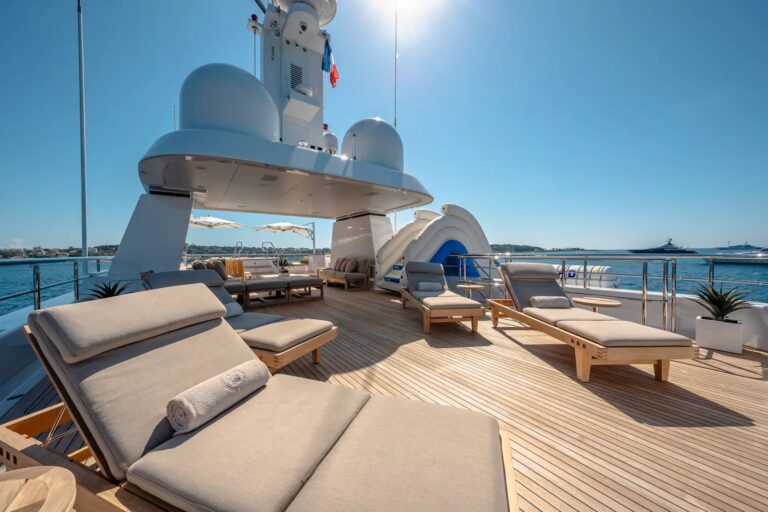 Sun Beds On Sun Deck