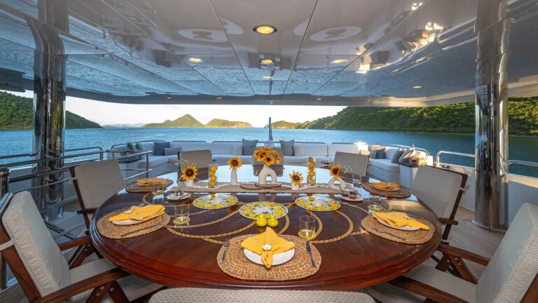 Dining On Bridge Deck