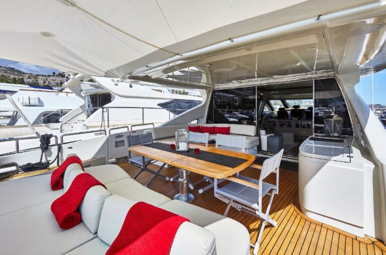 Dining And Sun Beds On Main Deck