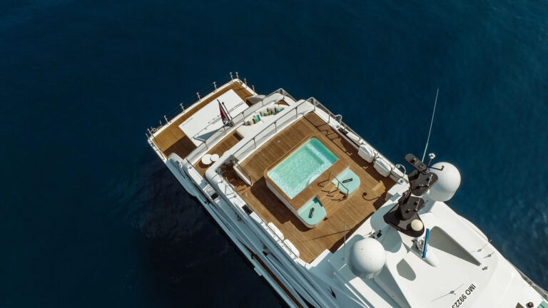 Stern Aerial View