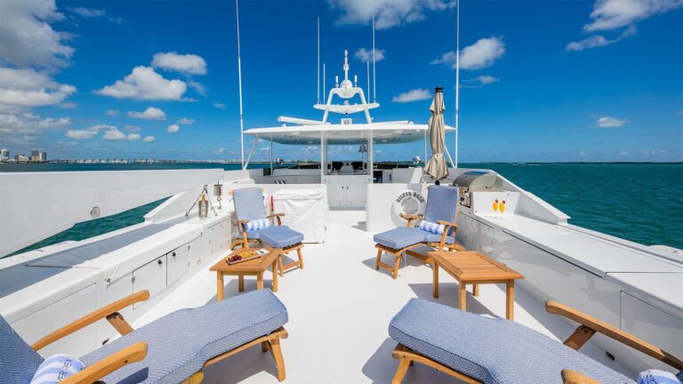 Sun Beds On Sun Deck