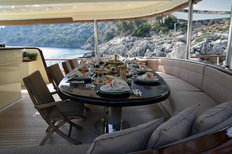 Shaded Aft Seating