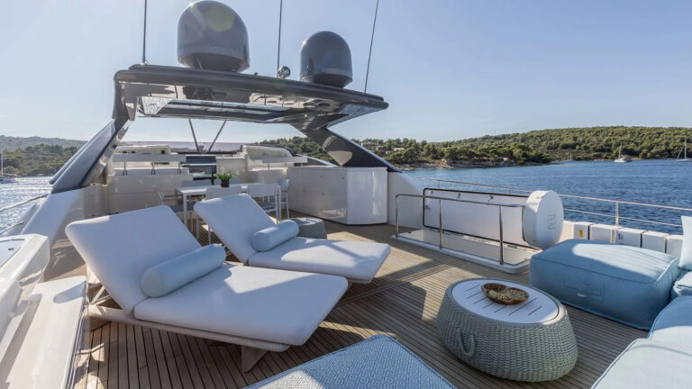 Sun Beds On Sun Deck
