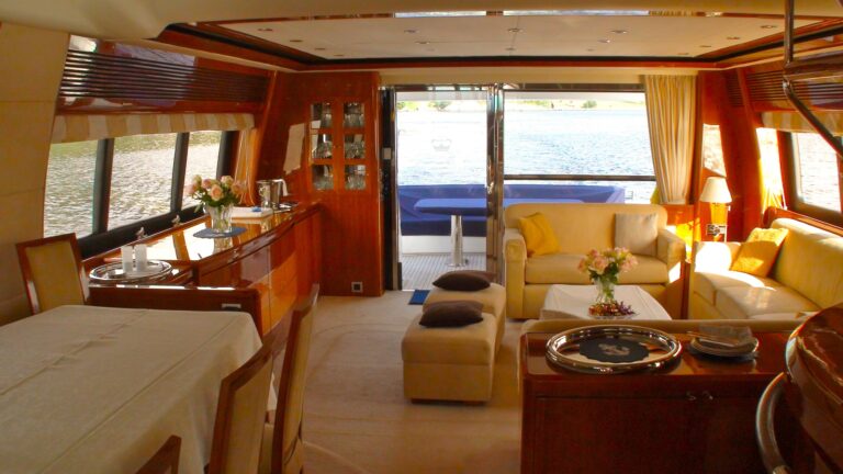 Inside On Board Yacht ANNE VIKING