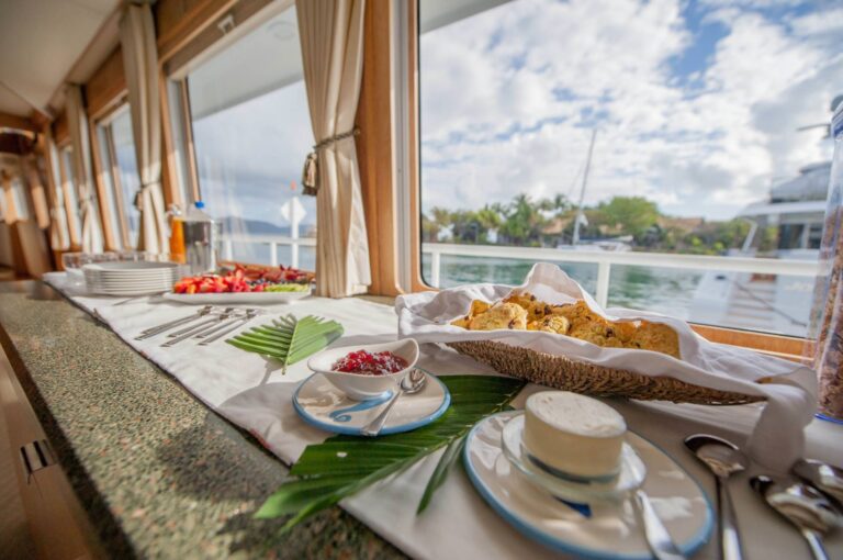 Breakfast on board