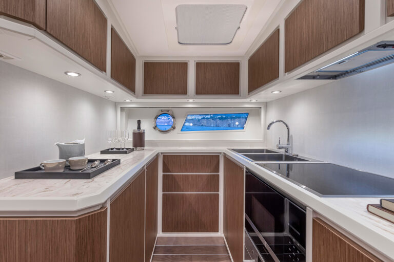 Lower deck galley
