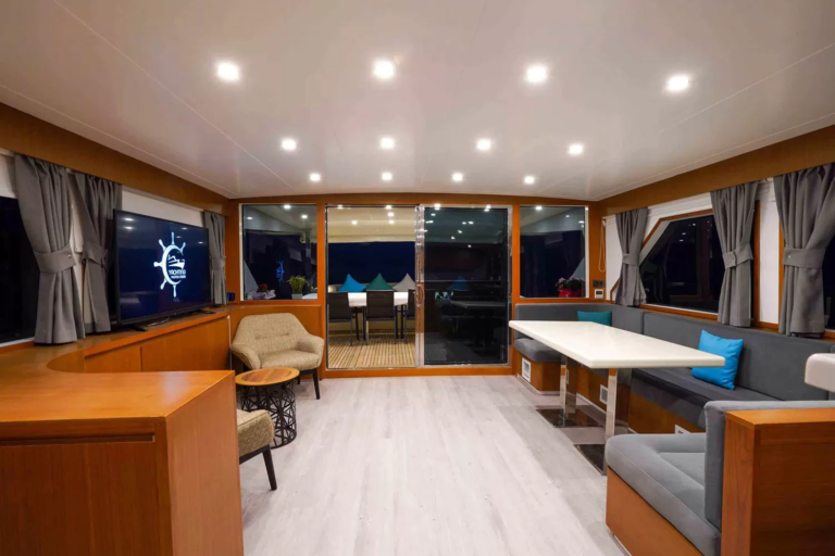 Main salon view aft
