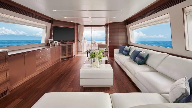 Main salon views aft