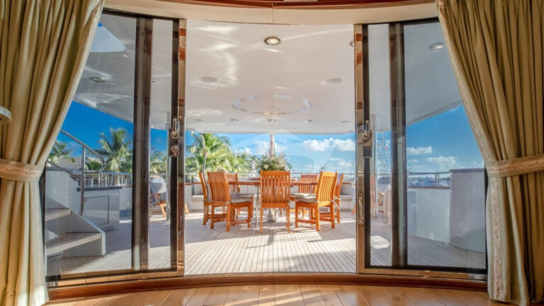 View aft from upper salon