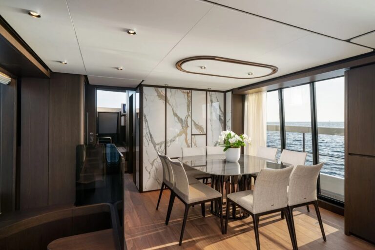 Main salon dining table