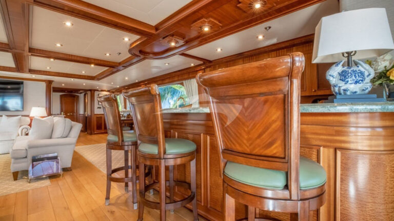 Upper salon bar