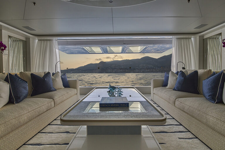Views from the main salon